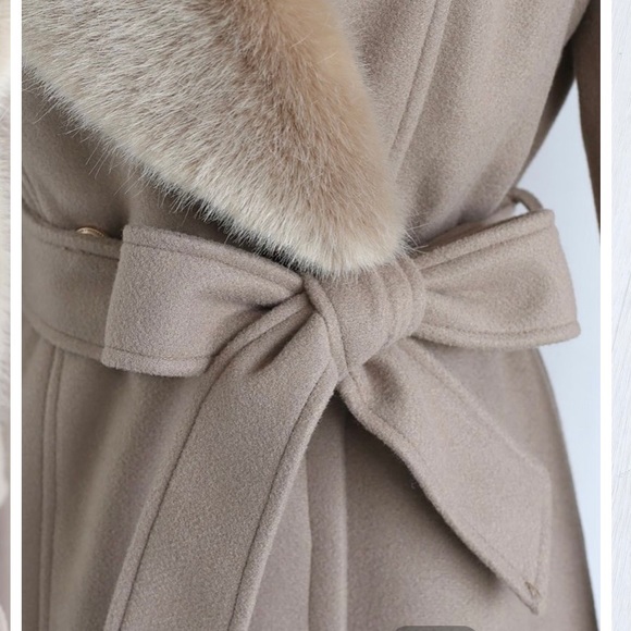 Chicwish Fur Collar Coat never worn! - Picture 5 of 5